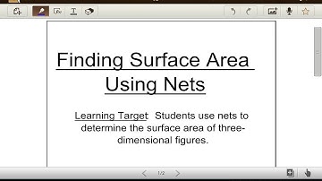 Find Surface Area Using Nets