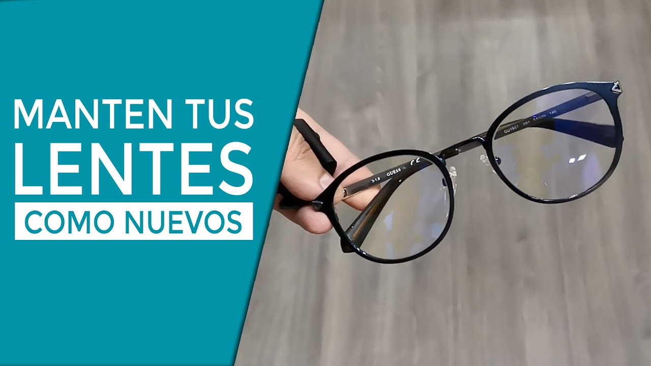 visitante internacional moverse Cómo cuidar tus lentes | Cómo limpiar bien tus lentes - YouTube