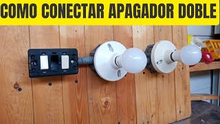 Como conectar apagador doble #electricidad #conectar #apagador by HB electricidad 905 views 2 years ago 5 minutes, 3 seconds