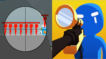 Super Sniper! - Gameplay Walkthrough All Levels Android Gameplay, iOS