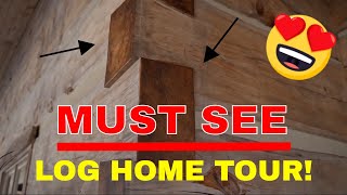 395488 Concession 2 , Williamsford - Log Home Tour w/Mark & Tim - #loghome #realestate #homesforsale