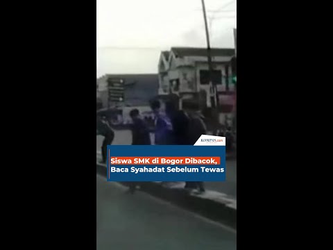 Siswa SMK di Bogor Dibacok, Baca Syahadat Sebelum Tewas