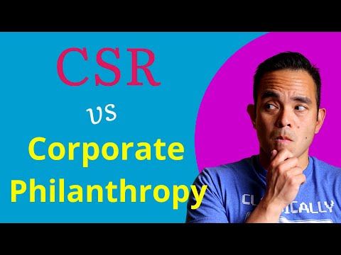 Vídeo: Qual é a diferença entre CSR e cidadania corporativa?