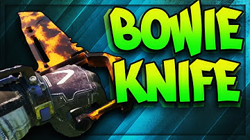 SECRET "BOWIE KNIFE" GAMEPLAY! HOW TO GET THE BOWIE KNIFE IN BLACK OPS 3! (COD BO3 Knife Glitch)