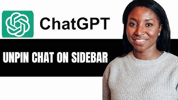 HOW TO UNPIN CHAT ON SIDEBAR ON CHATGPT