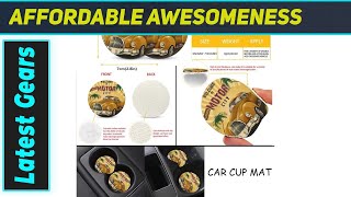 GIFTPUZZ Purple Flower Rainbow Car Seat Covers: Amazing Interior Transformation!