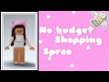 No budget?shopping spree in Roblox!