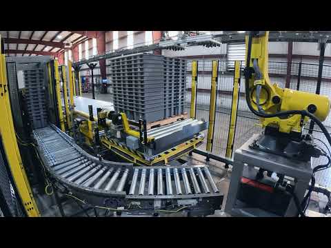 KPal Depalletizing System for Plastic Totes
