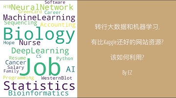 生物转行经验分享 第11期: 转行大数据机器学习, 有比Kaggle还好的网站资源? 除了打比赛还有什么可做的? 如何用这些资源丰富你的简历? 分享我的亲身经历, 我是如何用这些资源帮助自己转行.