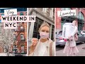 VLOG! Getting Vaxxed, Sant Ambroeus Gelateria, Laundry Troubles, Spring in NYC 🌸