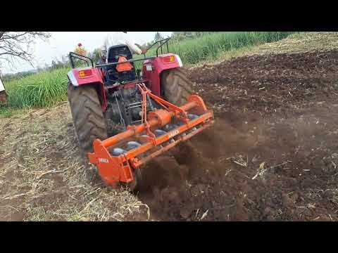 Rotory Disc Power Harrow | Arjun Novo 605 | Ambika Hydrolic Harrow | Power Harrow | Disc Harrow