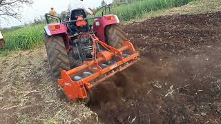 Rotory Disc Power Harrow | Arjun Novo 605 | Ambika Hydrolic Harrow | Power Harrow | Disc Harrow |PTO screenshot 3