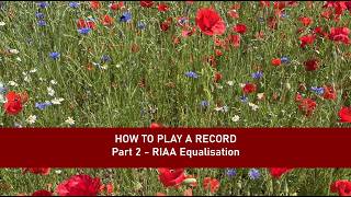 How to play a record (part2)