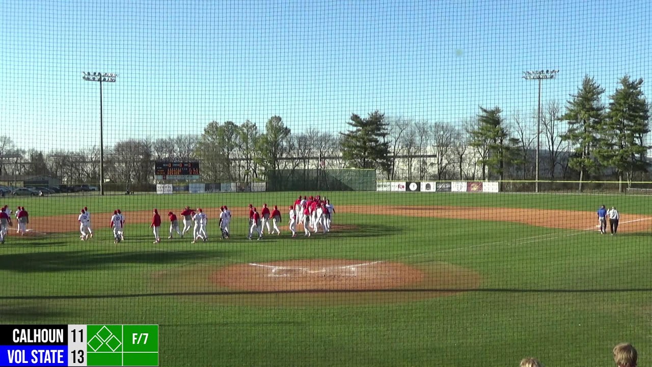 Baseball vs calhoun community college youtube