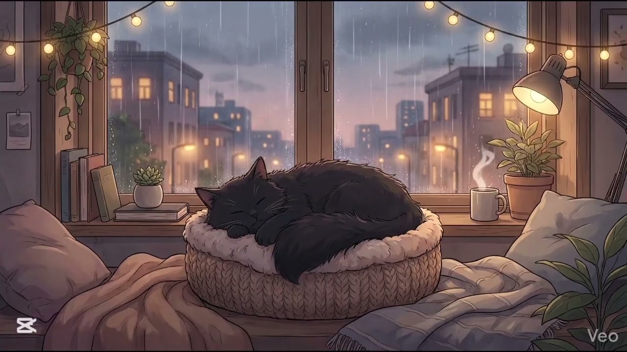 LOFI con sonidos de lluvia ☔️ 