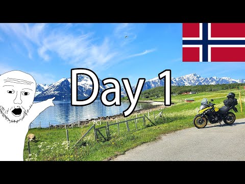 Touring Northern Norway on Motorcycle: Day 1