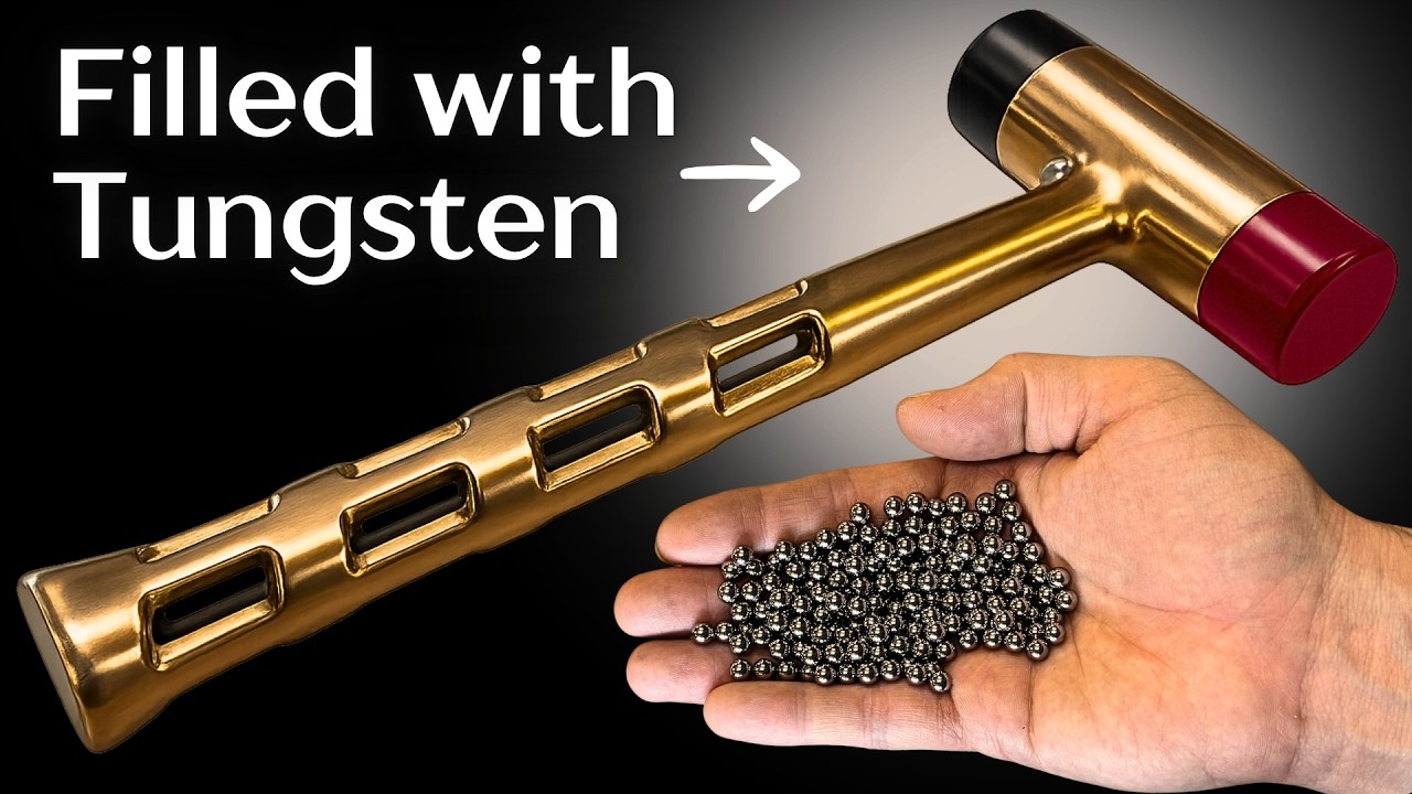 Making a Tungsten Filled Dead Blow Hammer — Transcript