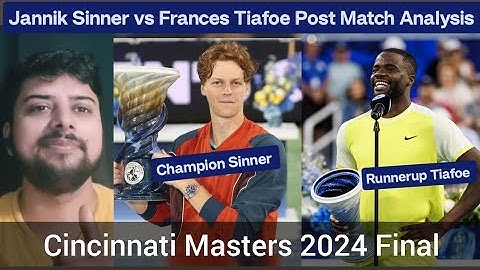 Jannik Sinner vs Frances Tiafoe Cincinnati Open 2024 Final | Kohli Post Match Analysis #cincytennis