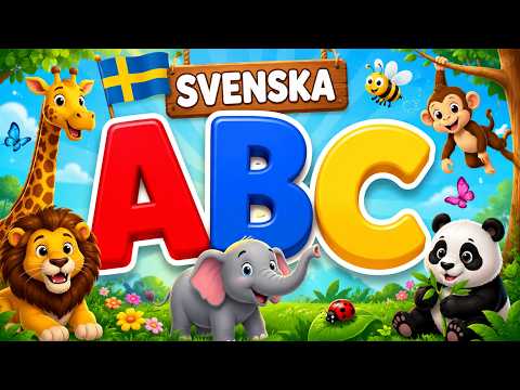 Lär ABC, Namn På Djur & Insekter – Ord & Språkutvecklande | Barnpedagogik