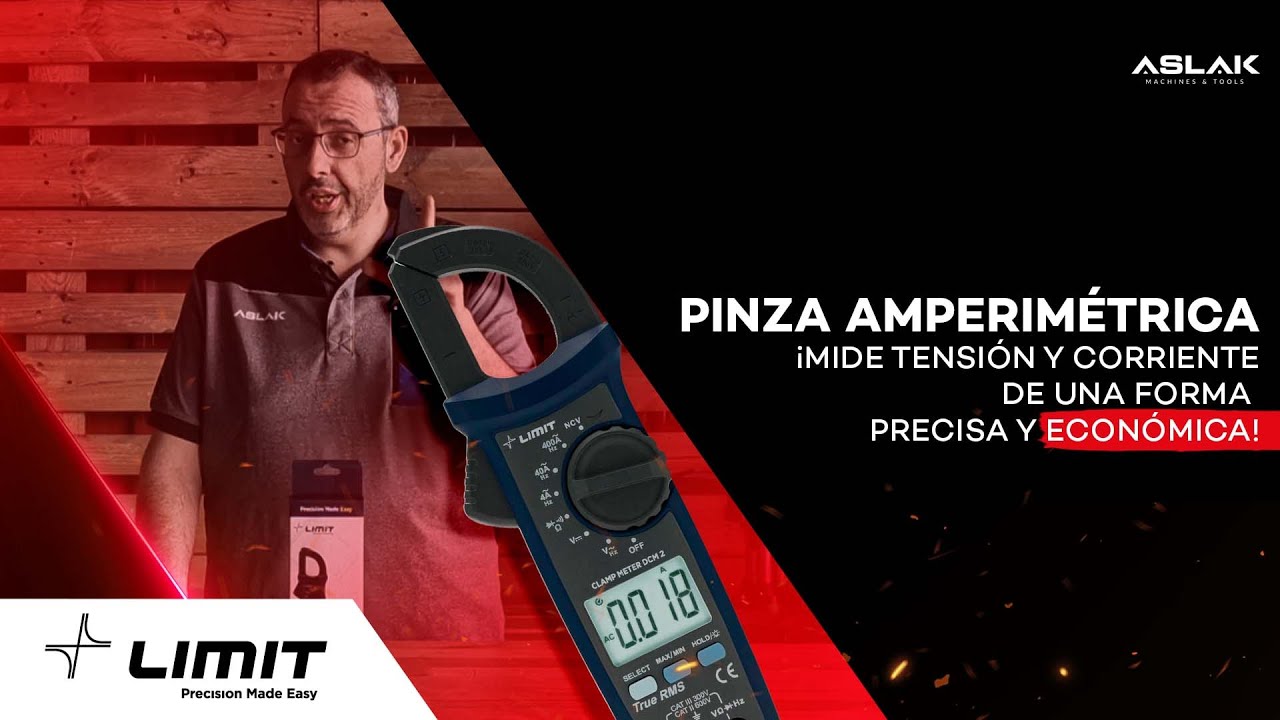 Pinza amperimétrica digital TRMS industrial Acha