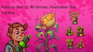 Robusta Year 10, All Shrines, Peashooter Only Full Run - Atomicrops screenshot 4