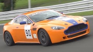 Aston Martin V8 Vantage N24 Start Up & Flyby on Track