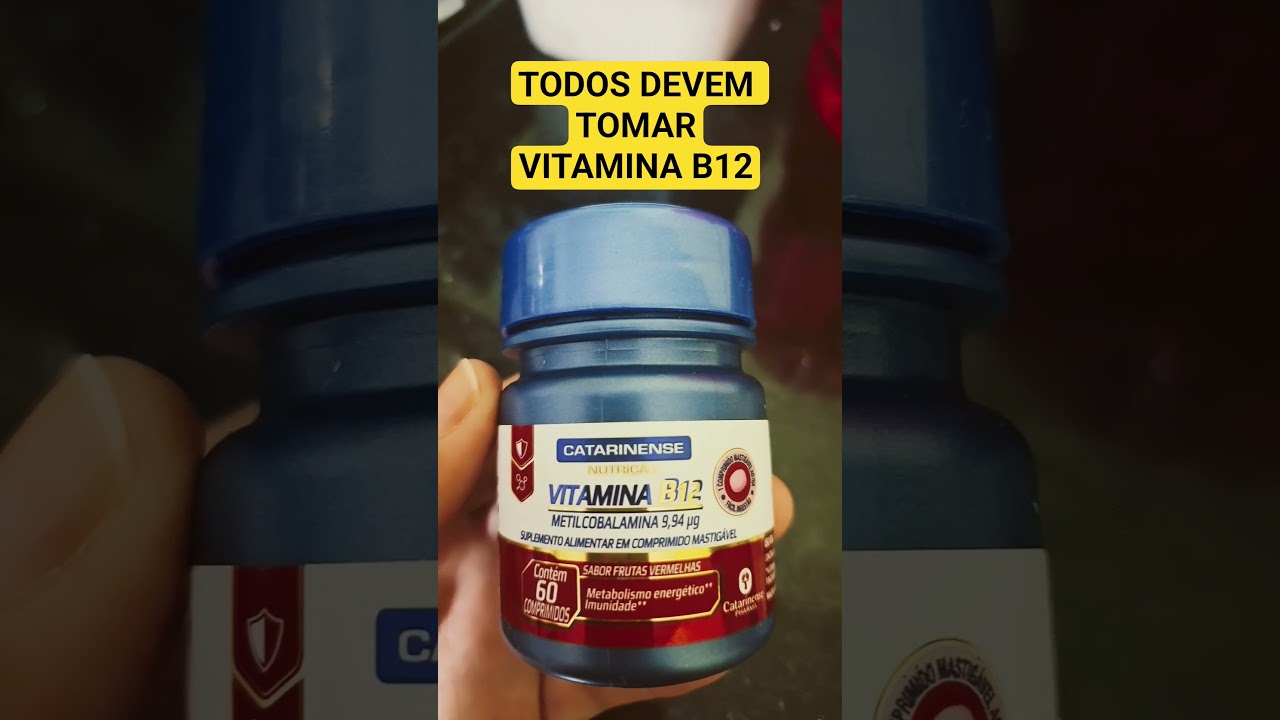 TODOS DEVEM TOMAR VITAMINA B12, SABE PORQUE?                 #saúde #vidasaudavel #suplementos