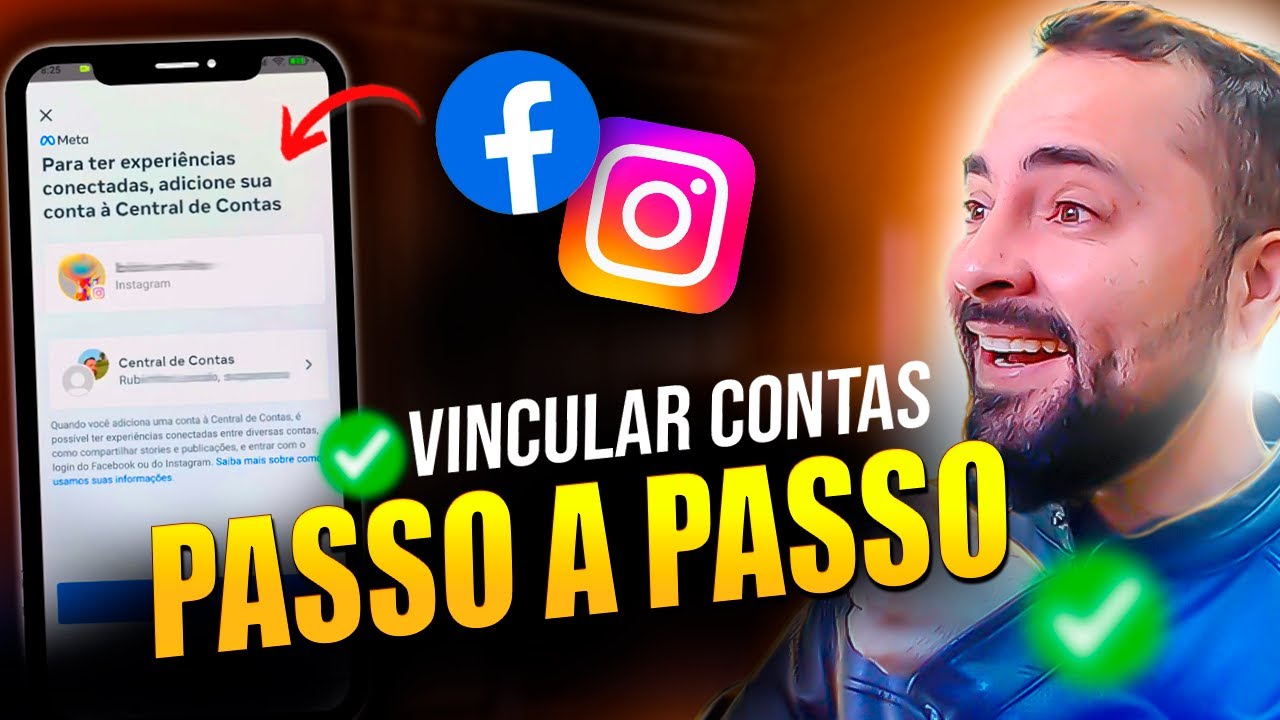 Como entrar no Facebook pelo Instagram com a Central de Contas Meta