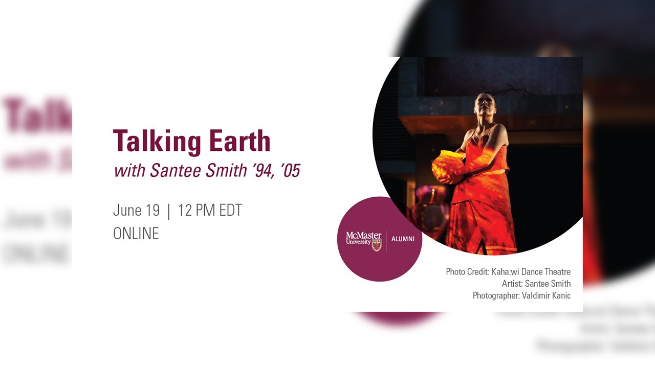 Image for Talking Earth with Santee Smith ’94, ’05 webinar