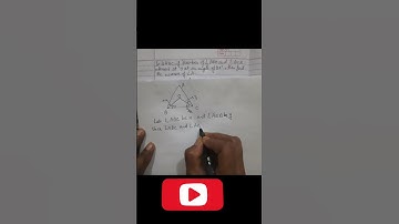 In 🔺️ABC, if bisector of ∠ABC and ∠ACB intersect at O at an angle of 110⁰.... #class9maths #triangle