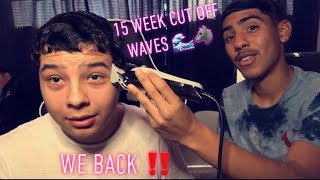 Straight Hair Waves : 15 week cut off video !! Straight Hair Waves : 15 week cut off video !!