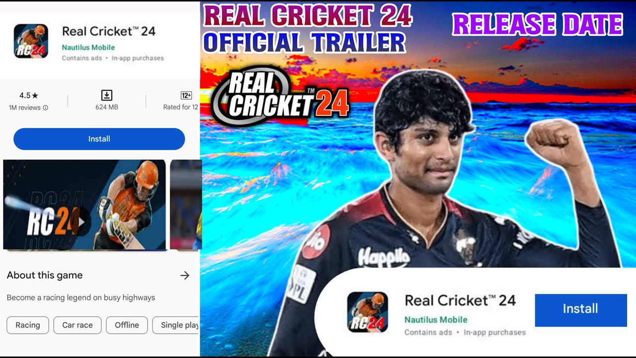 Real cricket 24 | Official Trailer | Release Date | Rc24 Release Date ...