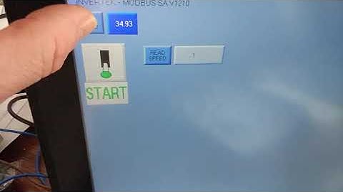 Yaskawa VFD and Unitronics OPLC - modbus