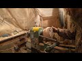 wood turning how to turn a living edge bowl on a lathe