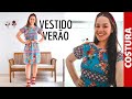 VESTIDO DE VERÃO COM 1 METRO DE VISCOSE | ELLEN BORGES