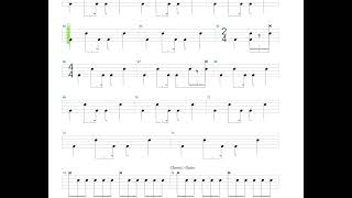 Hand in Hand + Beatsteaks + Drum only + Drum tab