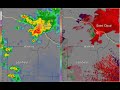 Radar Loop of Watkins Tornado from July 11, 2016