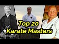 Top 20 best karate masters in history