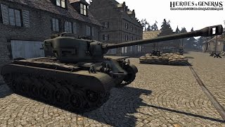 M26 Pershing vs Tiger 2 H&G Tank Balance
