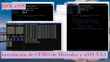 IBM z/OS: Hercules Hyperion + z/OS V3R1 Installation from Scratch