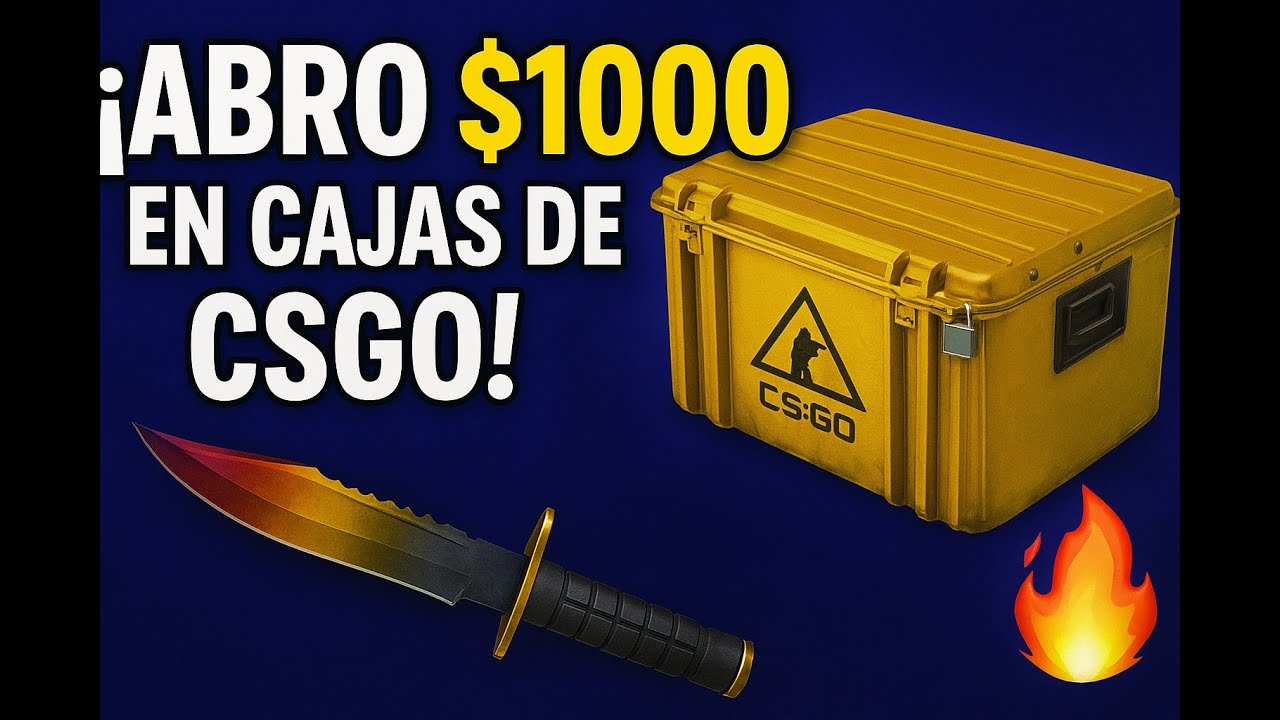 ABRIENDO $1000 EN LAS CAJAS MÁS CARAS DE CSGO 💰🔥 GGDROP ME SORPRENDE