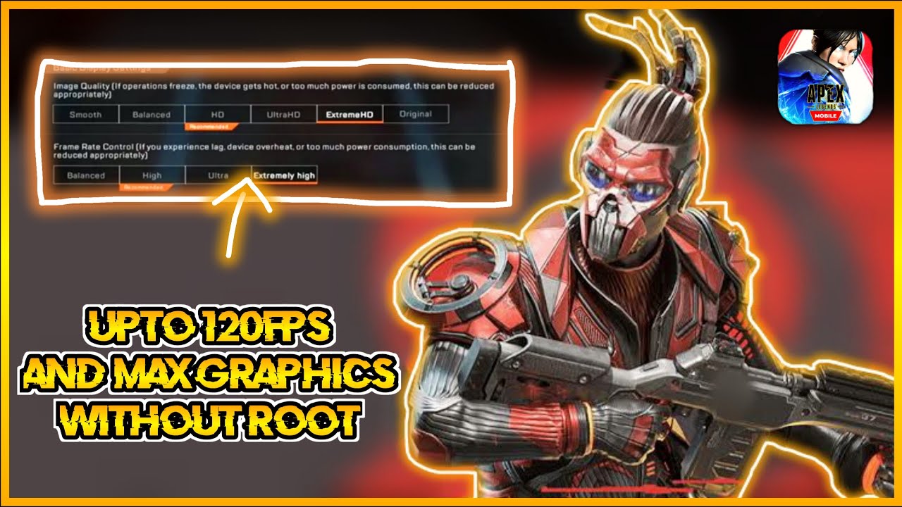 Here's how you can get maximum FPS in Apex Legends Mobile 