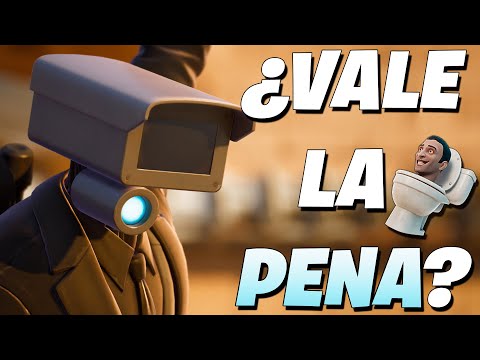 ¿VALE LA PENA COMPRAR LAS SKINS DE SKIBIDI TOILET? | Fortnite: Battle Royale (GAMEPLAY Y REVIEW)
