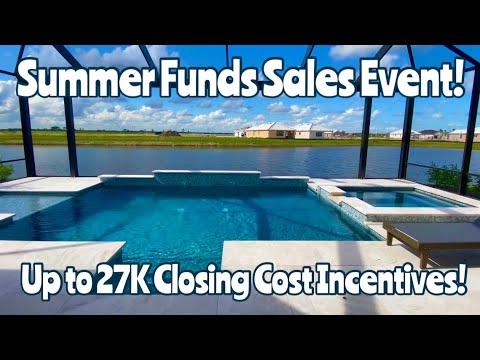 Summer Funds Sale Event! Up to 27K Closing Cost Incentives | Port St Lucie | Florida