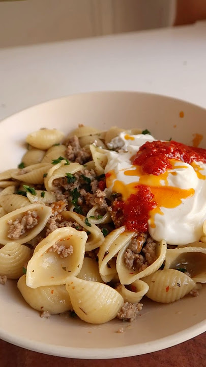 turkish style pasta!