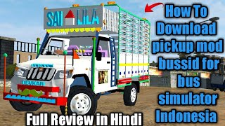 How To Download Pickup Mod bussid for Bus Simulator Indonesia Rull Review in Hindi screenshot 5