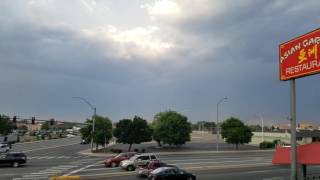 Mostly Cloudy and SW Gusty Winds In Reno 7:17pm August 5, 2017