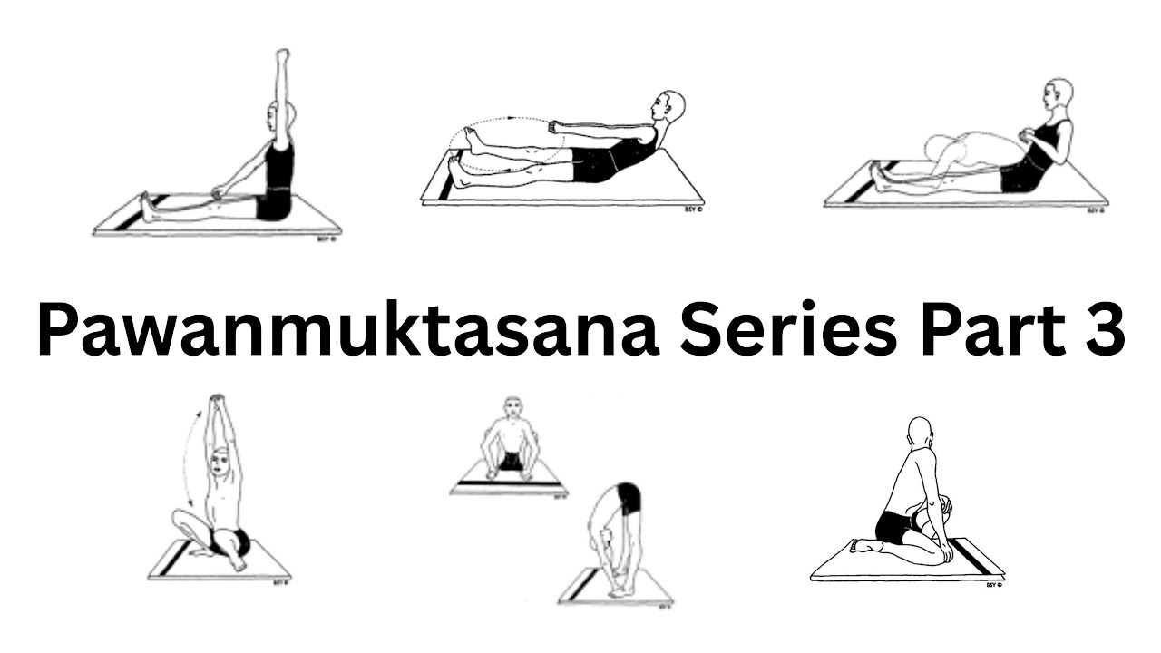 Pawanmuktasana series part 3 -release energy blocks
