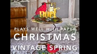 Vintage Christmas Spring - Christmas Vault Dies