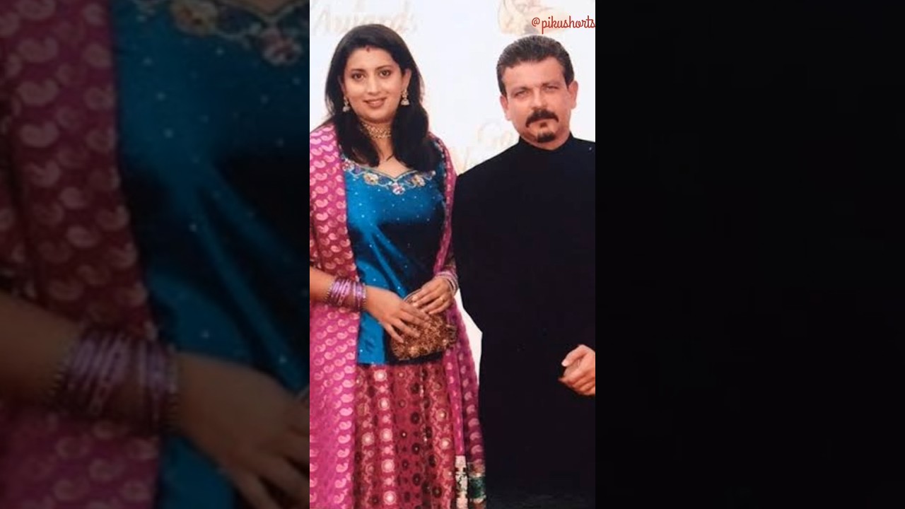 Smriti Irani with Husband Zubin Irani & their children# Actress & Politician